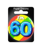 I'm 60 Button 60 Jaar